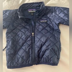 Patagonia navy baby nano puff 6-12 months